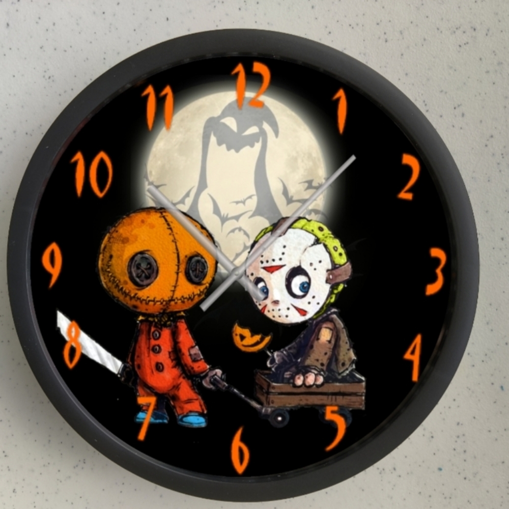 Halloween clock decor